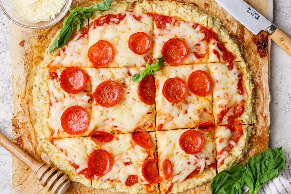 High-Protein Chicken Crust Pizza – Fit Foodie Finds