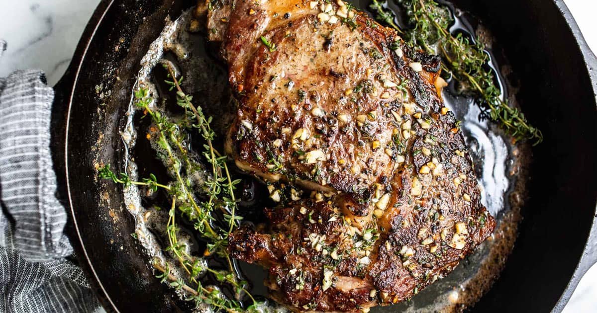 The Best Cast Iron Steak Recipe