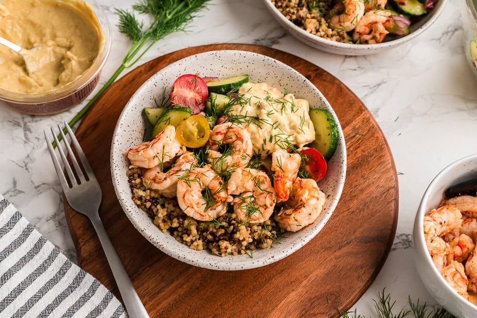 Greek Shrimp Bowls (Easy 20 Minute Dinner)